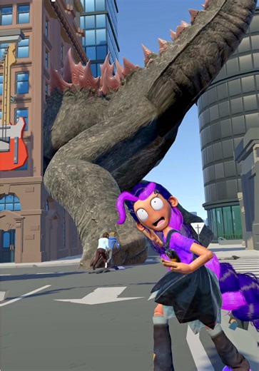 Godzilla Stuck in a Building (Lily Love Braids 👀 Rumi 🧐 👍 ) #poppyplaytime #kpopdemonhunters #fortnite #kpdh #vrchat