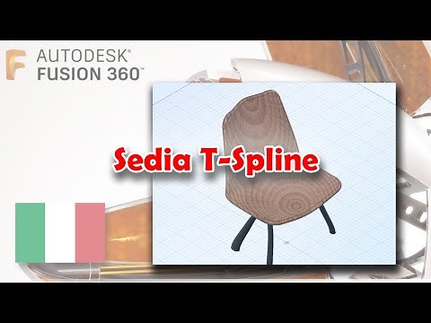 Sedia T-Spline [Fusion 360 - Tutorial ITA]