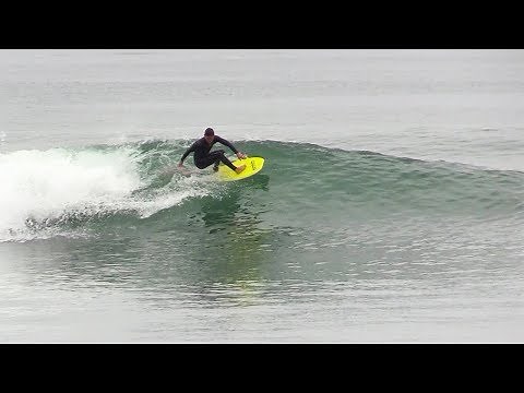 Kalani Robb surfs on bodyboard in GOOD waves and trips out surfers (Highlights)