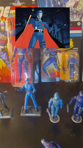 Cobra Commander Thru the Years +The Puppy kickin yrs (comic issue 100) #toys #shorts #retro