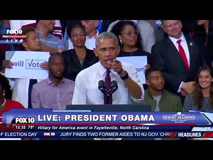 President Obama Loses Control of the Crowd After Trump Supporter Interrupts the Rally FNN
