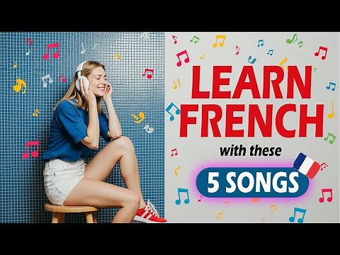 Learn Basic French with Music | 5 Easy French Songs with Lyrics and English Subtitles #learnfrench