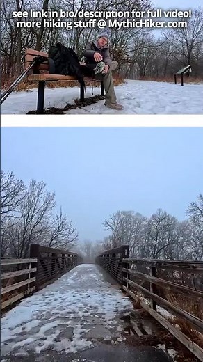 ⛏️ day hike! / myre-big island state park / icy hiking in southern minnesota