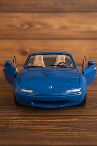 Blue Mazda MX-5 Miata Diecast Model Car 1:18 Scale Convertible - Etsy