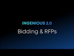 Bidding & RFPs w/ INGENIOUS.BUILD | Construction Project Management