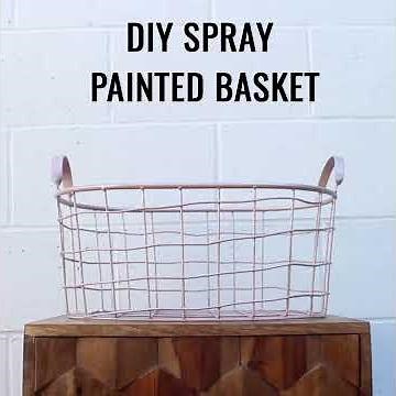 How to Refresh a Metal Basket with Rust-Oleum Universal Spray Paint