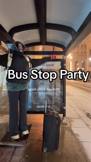 This bus stop is my oyster!
