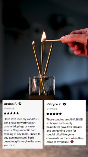 Your #reviews mean the world to us 🫶 #everlastingcandle #candlereviews