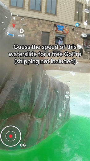 Drop your guess below #waterpark #waterslide #gopro