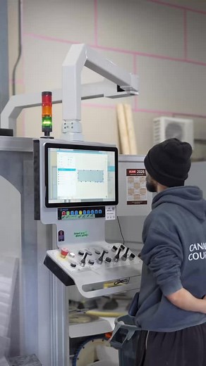 Early starts, steady hands, and a lot of precision. This is where every countertop begins, measured, cut, and finished by people who care about the details you’ll never even notice. #Countertops #InteriorDesigners #CustomHomes #NaturalStone #Renovation #BuilderApproved #DesignInspiration #CanadianCountertops #KitchenInspo #QuartzCountertops #LuxuryInteriors | Canadian Countertops & Tile