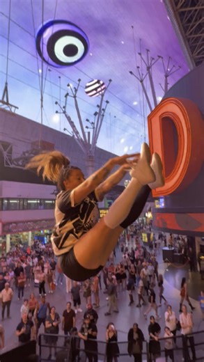 My first performance on Fremont Street in Vegas