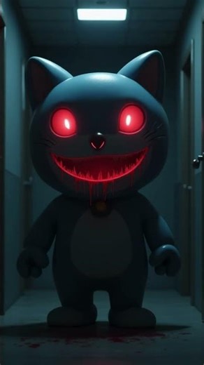 Doraemon Turns Evil! #horrorshorts #doraemonnobita #creepystory