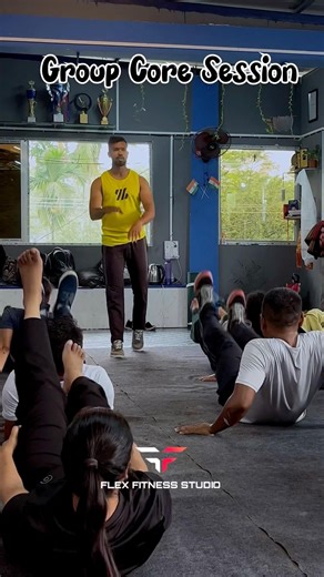 intense Group Core Session #flexfitness #motivation