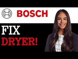 How To Fix The Bosch Dryer E01 Error Code (2025)