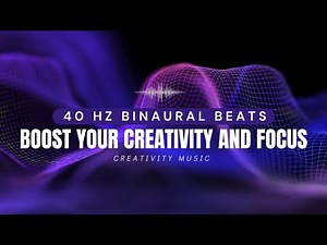 Boost Your Creativity and Focus with Pure Tones & Theta Binaural Beats | Creative Thinking Music