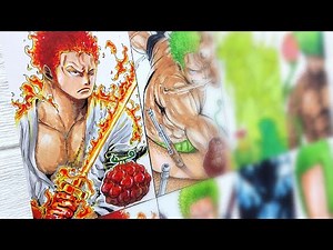 Drawing Zoro in Different Devil Fruit Power | One Piece | ワンピース