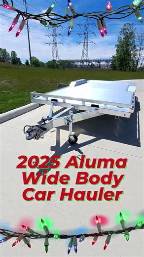 Aluminum 18' #trailer widebody car hauler by Aluma