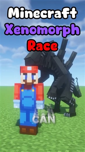 Mario vs. Xenomorph: Who Escapes the Chase? 🧱👽