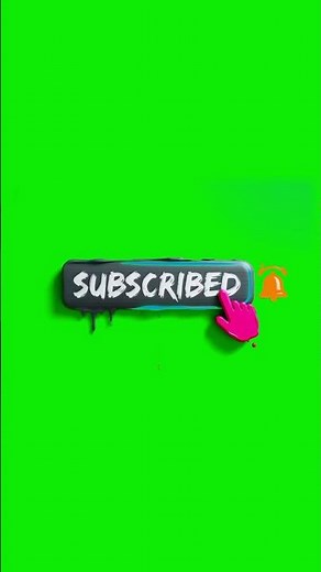 Subscribe Button Green Screen Shorts DRIP VFX 🎨 #freevfx | Liquid Green Screen