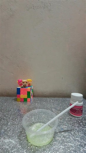 Citric acid+washing liquid,what will happen?#chemicalreaction#scienceexperiment