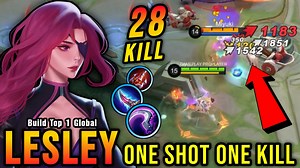 5.8K views · 355 reactions | 28 Kills + 2x Maniac!! Brutal Damage Lesley One Shot One Kill - MLBB #gameplayproplayer #lesley #MLBB | Gameplay Proplayer Live | Facebook