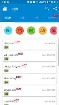 How to use iFont