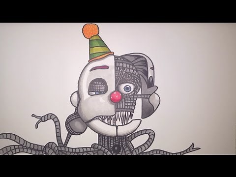 How To Draw Ennard From Sister Location FNAF Step By Step