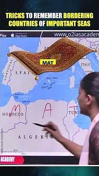 Tricks to Remember Bordering Countries of Important Seas | Explained
