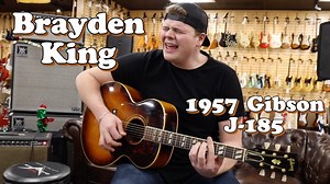 Wow!!! It's #FlatTopFriday with the talented Brayden King playing our 1957 Gibson J-185 at #NormansRareGuitars! What do you think? ALL GUITARS & SHIRTS NOW AVAILABLE FOR PURCHASE ONLINE: https://reverb.com/shop/normans-rare-guitars https://normansrareguitars.com EMAIL US AT: normsrareguitars@gmail.com | Norman's Rare Guitars