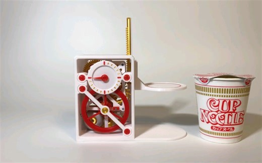 （搬运）制作了一个利用势能的杯面计时器【Cup Noodles Timer】