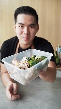 Cheap meal prep with store bought chicken #shorts