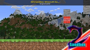 SSF2 Sandbox: Minecraft Stage over Bomb Factory Mod for Super Smash Flash 2 | SSF2 Mods