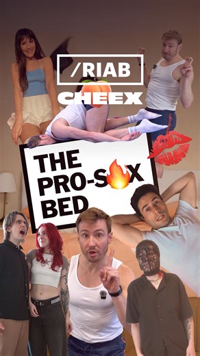 RIAB on Instagram: ""All highlights, one conclusion: The 'Anti-Spicy Bed' is a total myth! 🏅📦 We teamed up with @matthewmitcham88, @mysweetappleofficial, and @cedricandsofi to push our @roominabox Bed 2.0 to its limits. 🔥 From Olympic endurance to playful action. This cardboard bed is officially athlete-approved. 🛌💪⁠ ⁠ Want to see the whole truth? Watch the full supercut and all explicit scenes on @getcheex now. Link in bio! 🔞✨“⁠ ⁠ ⁠ #milancortina #winterolympics2026 #olympics #roominabox 