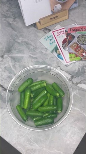 eingelegte snackgurken