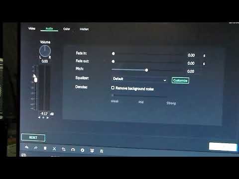 Filmora 9 How to manipulate audio levels