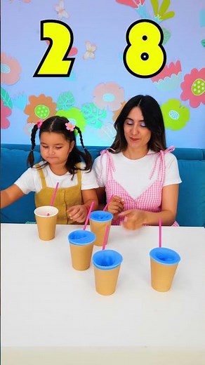 😮WHO BLEW MORE FINGERS? Let’s COUNT and PUFF!🧤🎈 #shorts #challenge