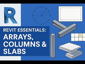 Revit Tutorial - Arrays, Structural Elements & View Templates