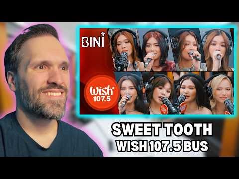 FIRST TIME Watching BINI perform "Sweet Tooth" LIVE on Wish 107.5 Bus