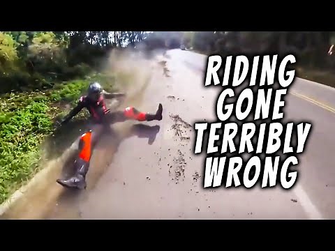 EPIC MOTORCYCLE CRASHES, ROAD RAGE & UNBELIEVABLE MOMENTS