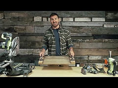How to Make a Barnwood Serving Tray - DIY Network