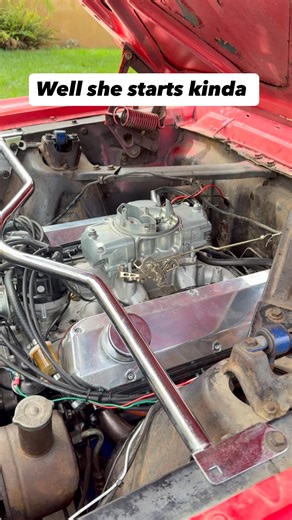 Went and picked up a demon 650 carb this morning then i cleaned it up and removed the choke and threat on the car and now the car is getting fuel again so that good but there’s still a tapping noise going on but this was the first start on this carb For more content follow @ThatsFrostbite #1966mustang #66mustang #oldstangs #vintagemustang #vintagemustangs #classiccars #project #projectcar #carbuild #mustang #hobby #reelsinstagram #hardwork #passion #carlovers #carlifestyle #frostbiteracing | Tha