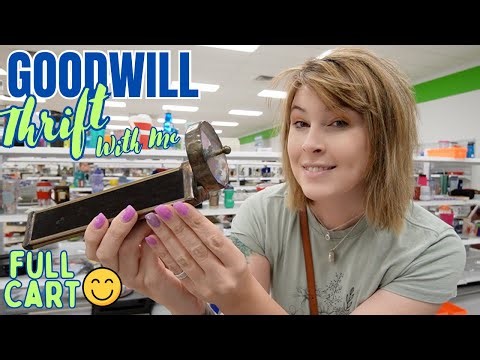 Full GOODWILL Cart in 30 Minutes | Thrift With Me | Reselling