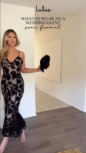 Black Wedding Guest Dress Inspiration