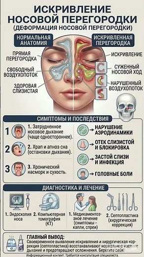 А Вы знали что... Искривление носовой перегородки