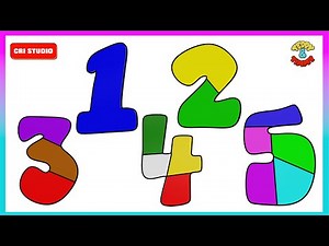 1 To 10 Number Names | 1234 Counting for Kids | 12345 Numbers Song | Learn to Count 123 | Preschool