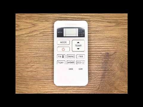 Télécommande simplifié TOSHIBA Climatisation tout savoir