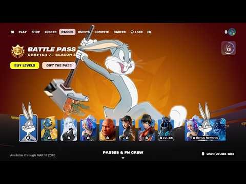 The ENTIRE FORTNITE CHAPTER 7 SEASON 2 BATTLE PASS REVEALED 🔥