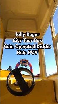 Jolly Roger City Tour Bus Coin Operated Kiddie Ride POV