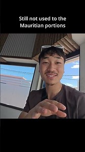 This was only half portion #mauritius #vlog #food #travel