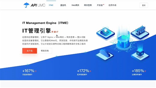 国产高性能Web网关ITME它等于Nginx+内网穿透+Web终端+统一登录+图片切割